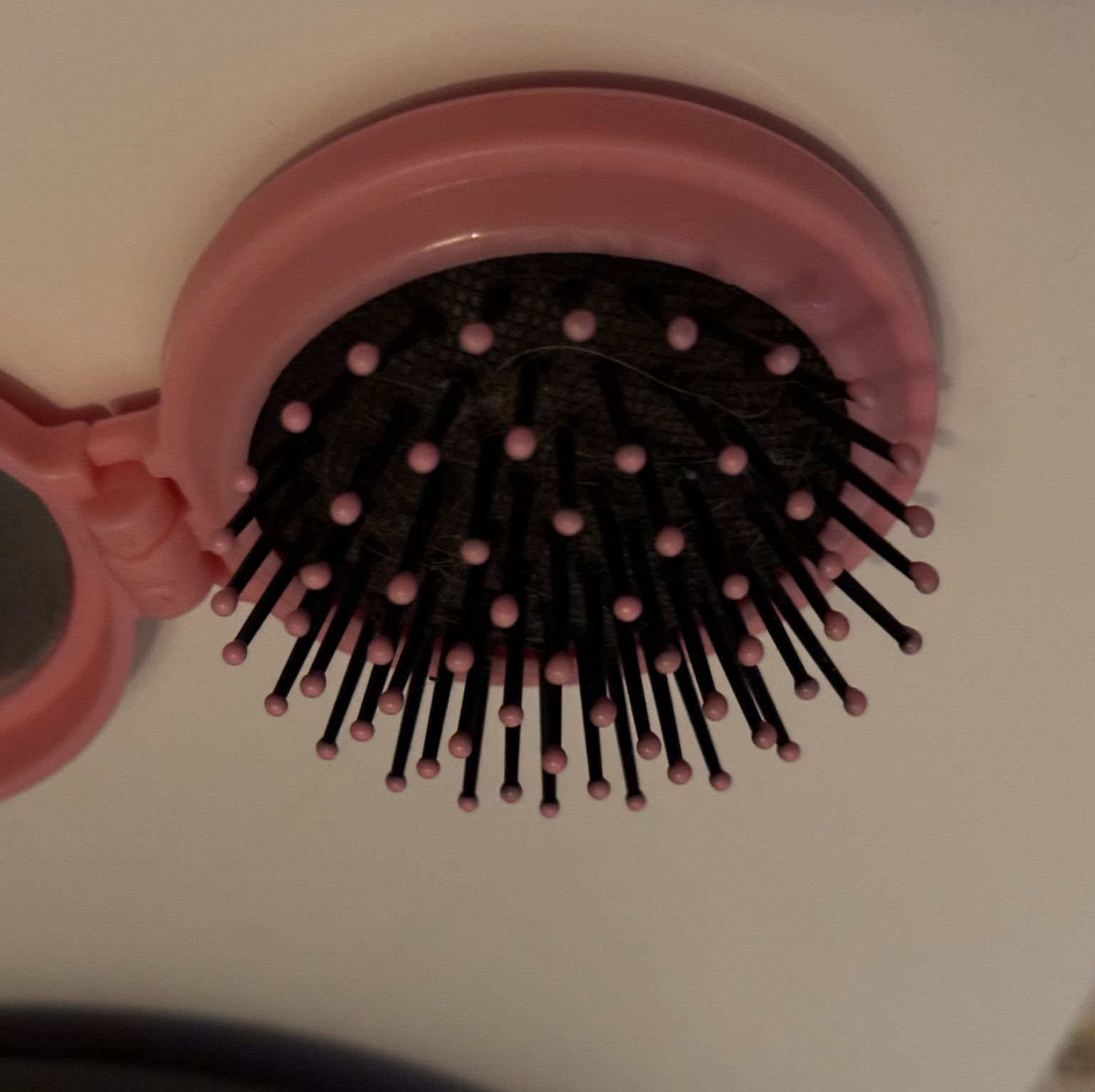 Used hairbrush