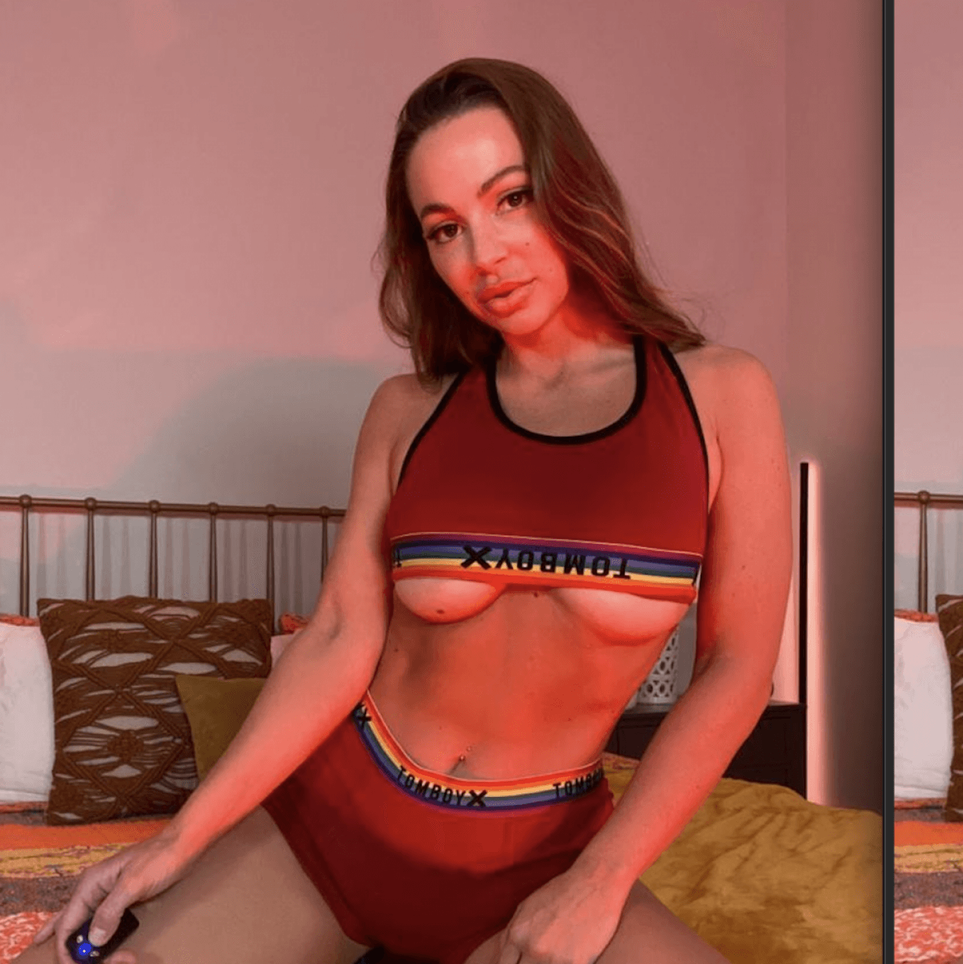 Rainbow Socks Strip Tease