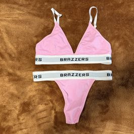 Pink ZZ Bra and Thong Set