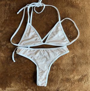 Tan ZZ Thong Bikini Set