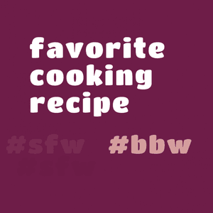 favorite cooking recipe
