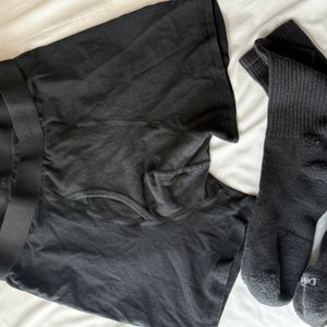 Black boxers and socks set