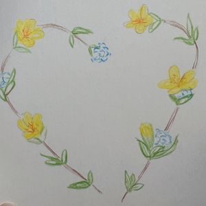 Hand drawn Valentines Card