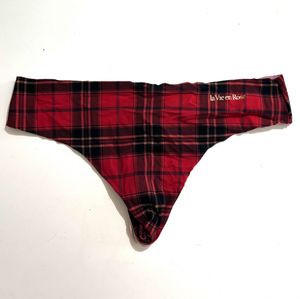 Sexy red thong with video