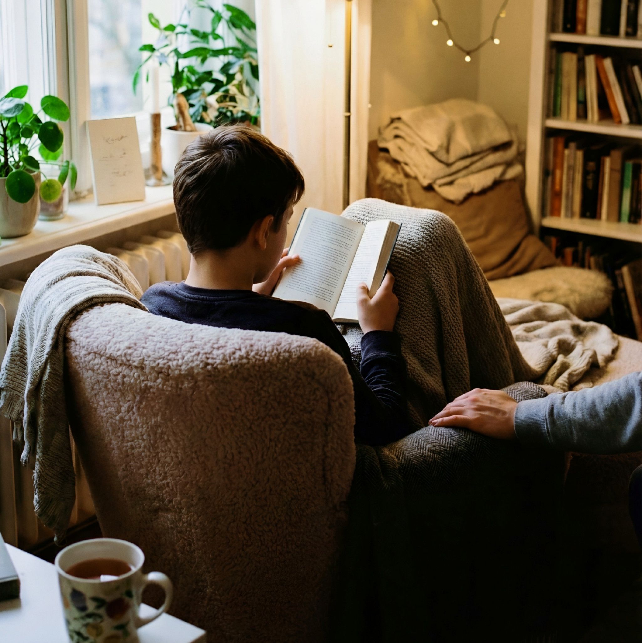 Cozy Reading Moment
