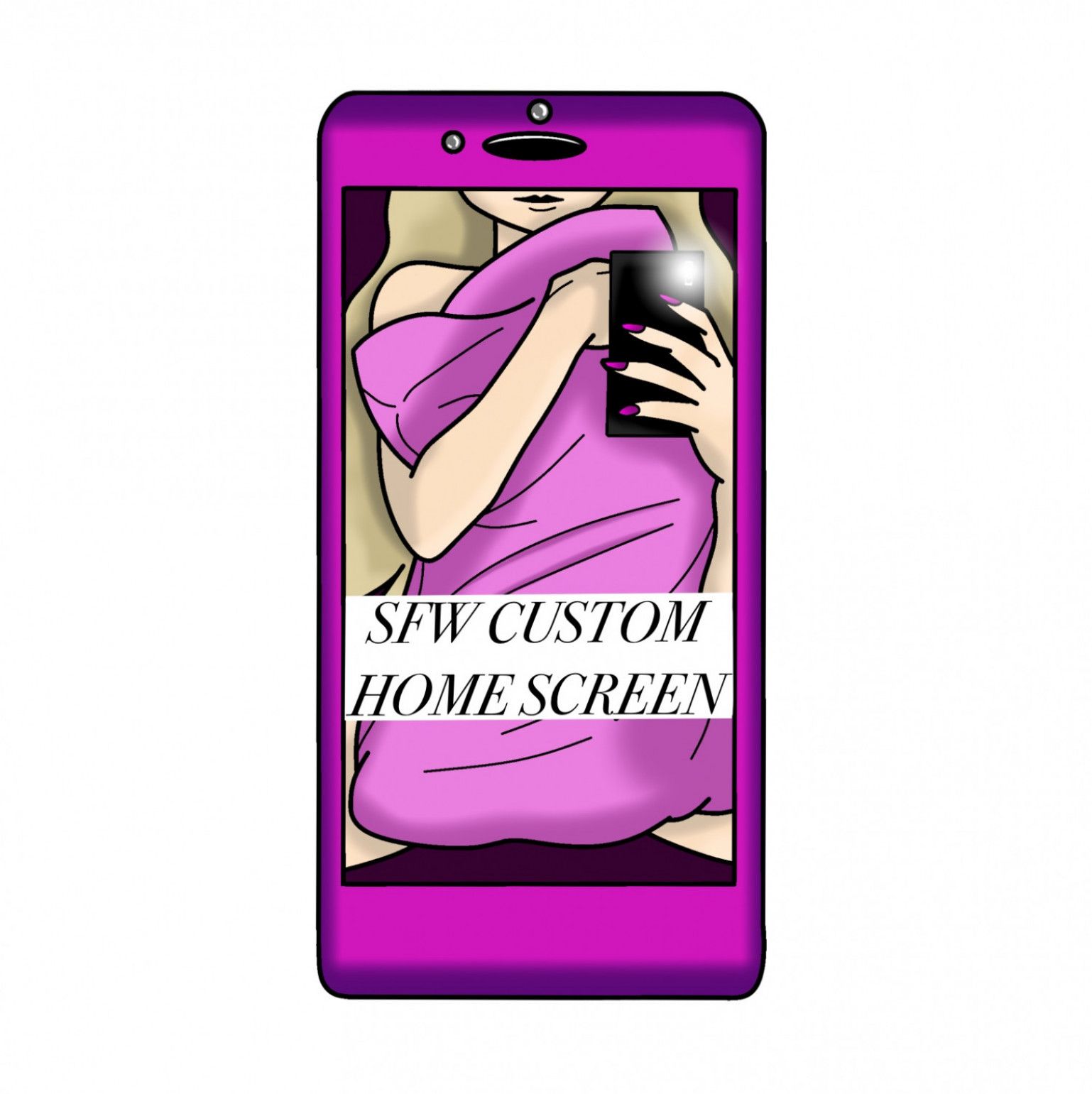 SFW custom home screen photo