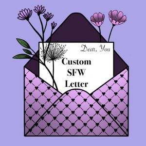 Custom SFW letter