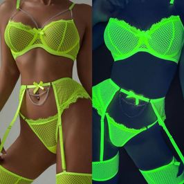 Sexy lingerie that glows in the dark