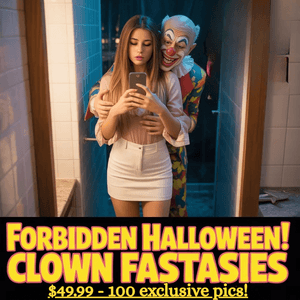 Forbidden Halloween Clown Fantasies 100 HOT PICS
