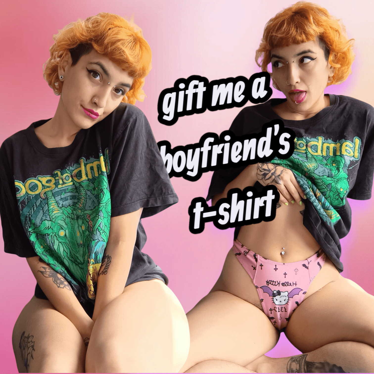 Gift me a boyfriends tshirt