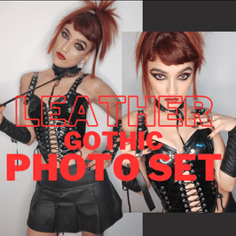 Leather photo set SFW