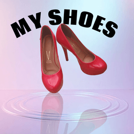 My used red shoes