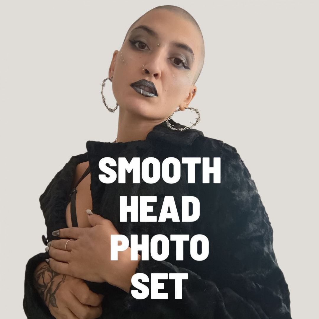 Smooth head photo set SFW