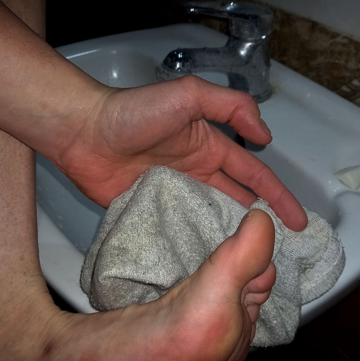 Used SWEATY and grimy SOCK