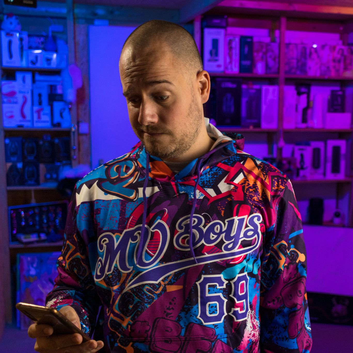 Send you one of my funny tshirts Ive worn