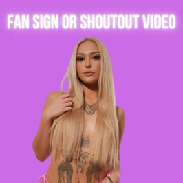 FAN SIGN