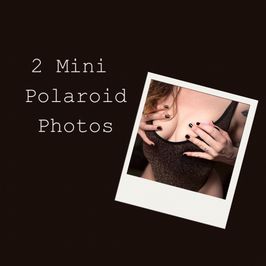 2 Mini Polaroid Photos