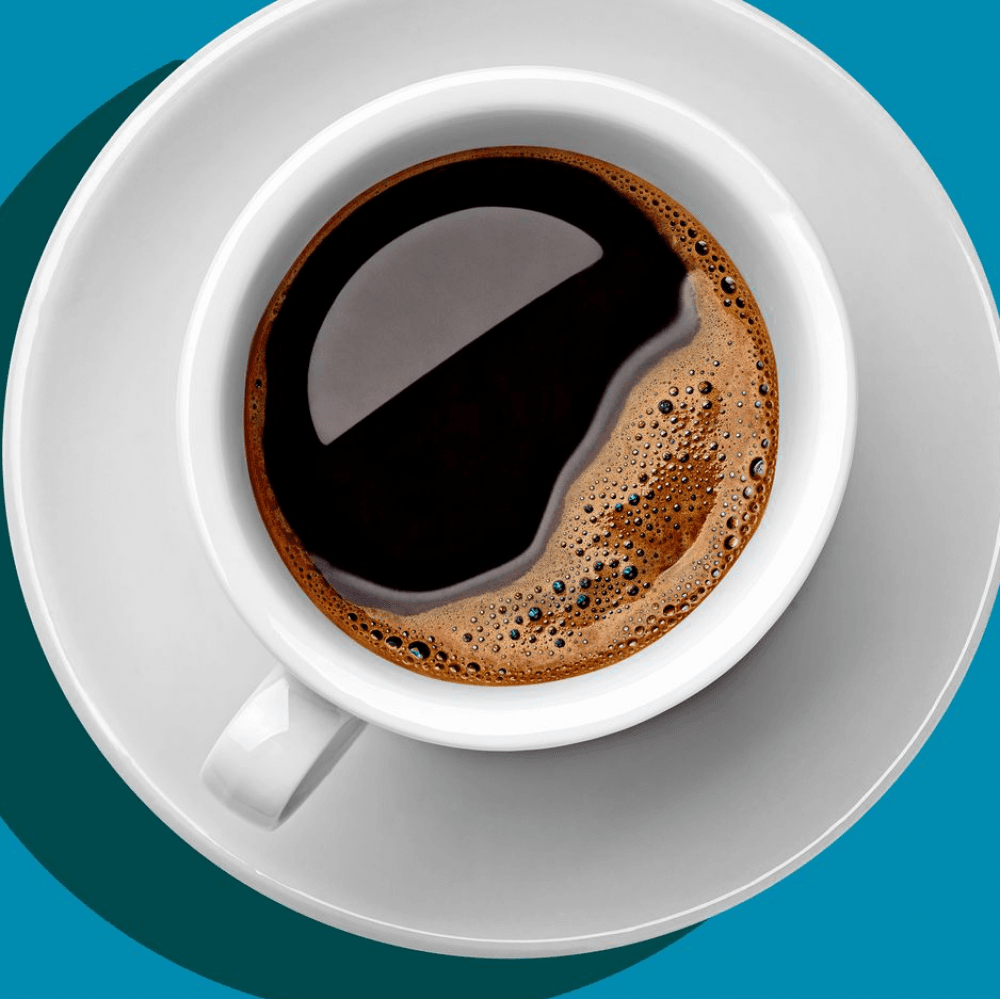 cup of coffee for me to wake me up