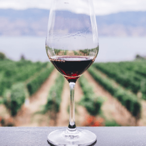 A nice glass of wine after a hard day