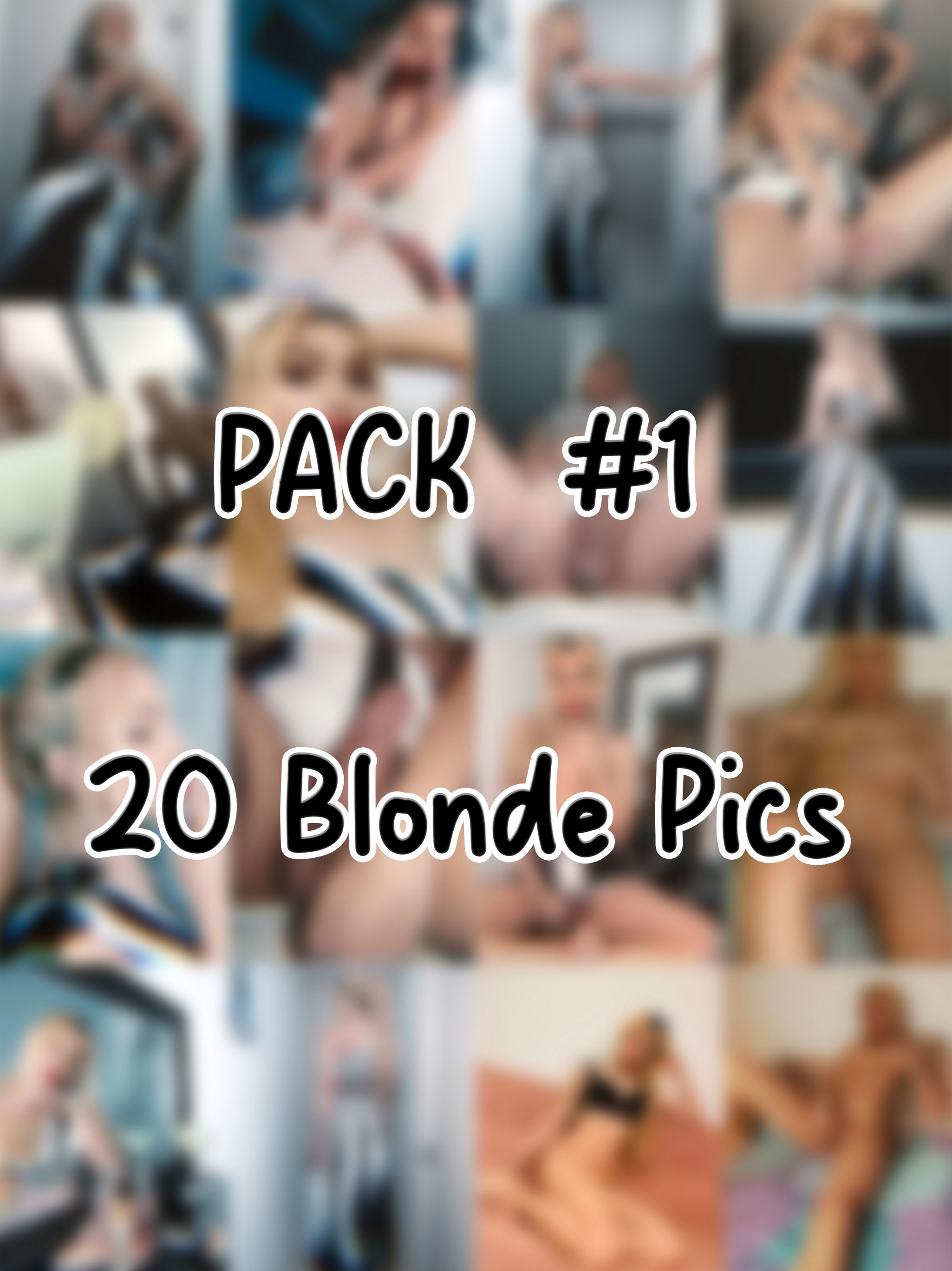 Pack 1 Blonde Pics
