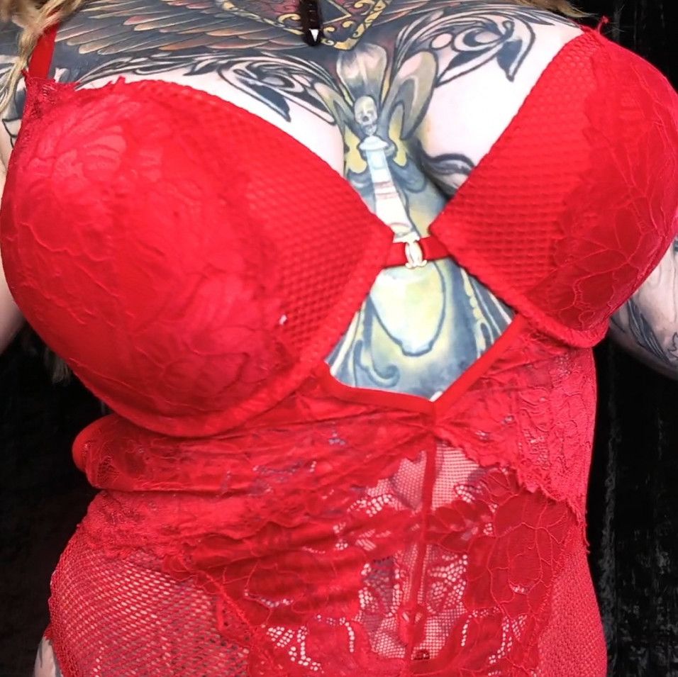 Red Padded Bodysuit  Sinfully Tight  Begging for Troubl