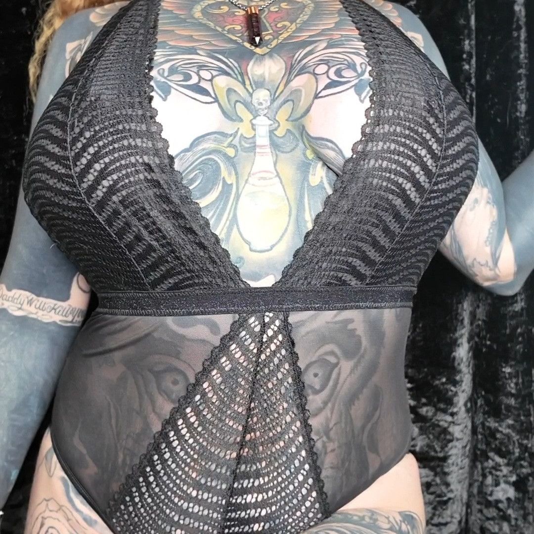 Black Ribbed Sheer Backless Bodysuit  Clingy SeeThroug