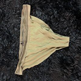 Silky Green Brief Panties Size Small