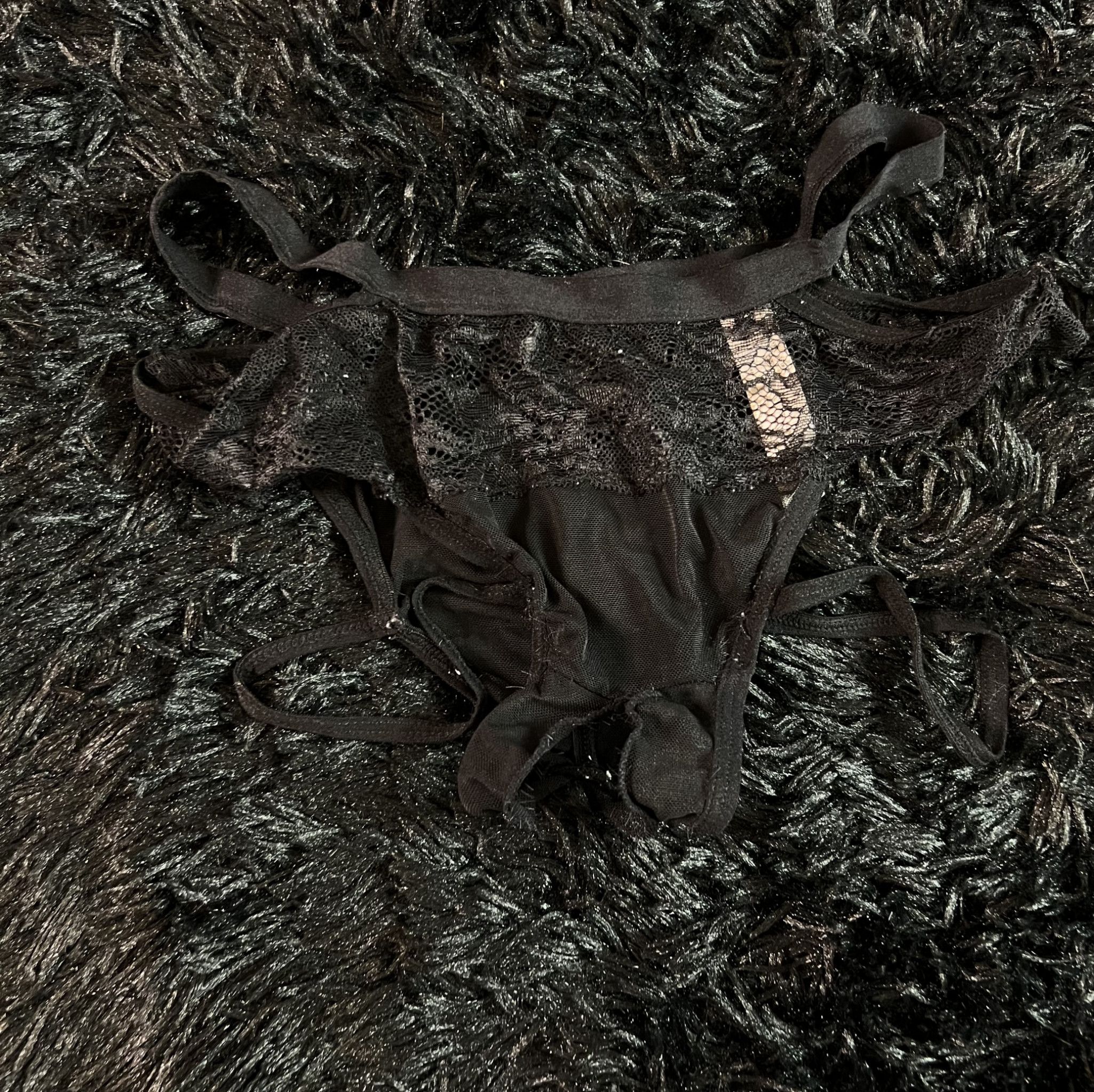 My First Pair Of Crotchless Panties
