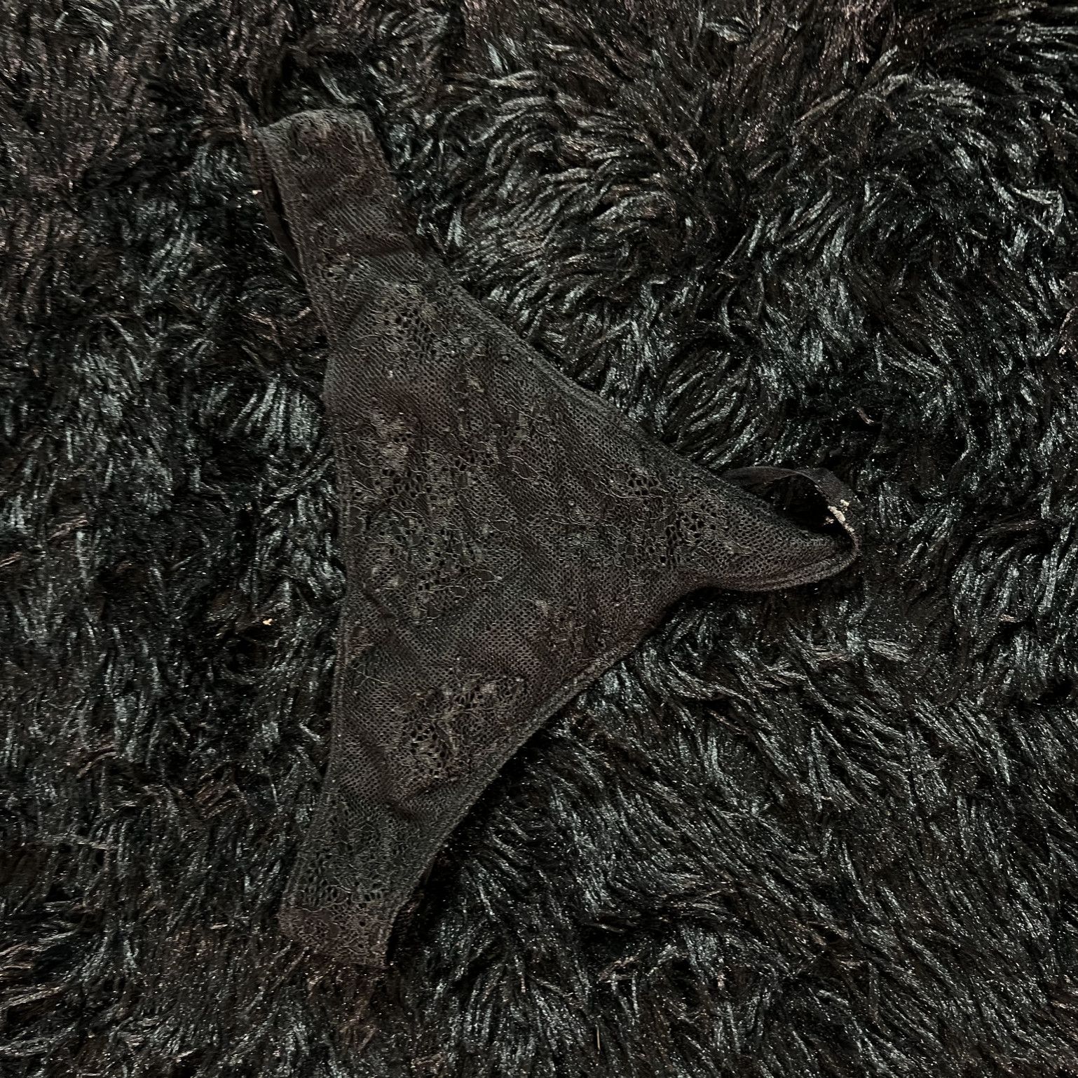 Strappy Black Lace Panties