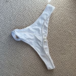 White everyday thong