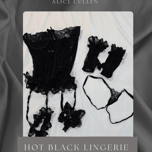 My hot black lingerie