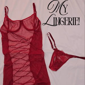 My Sexy Red Lingerie