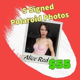 5 Signed Polaroid Photos!