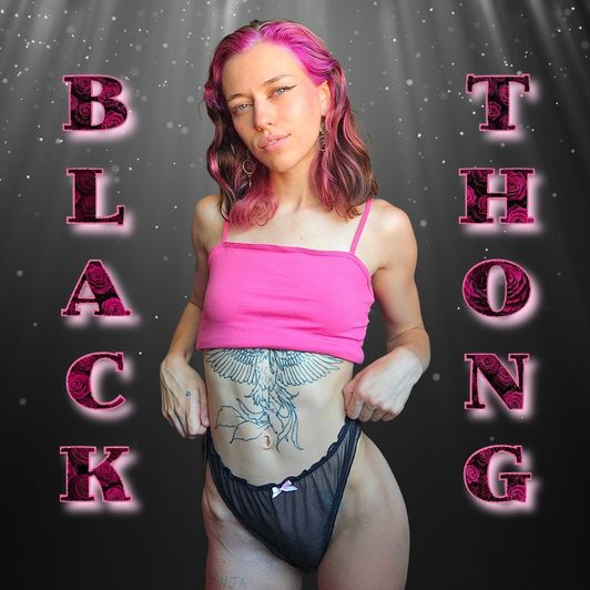 Black Thong