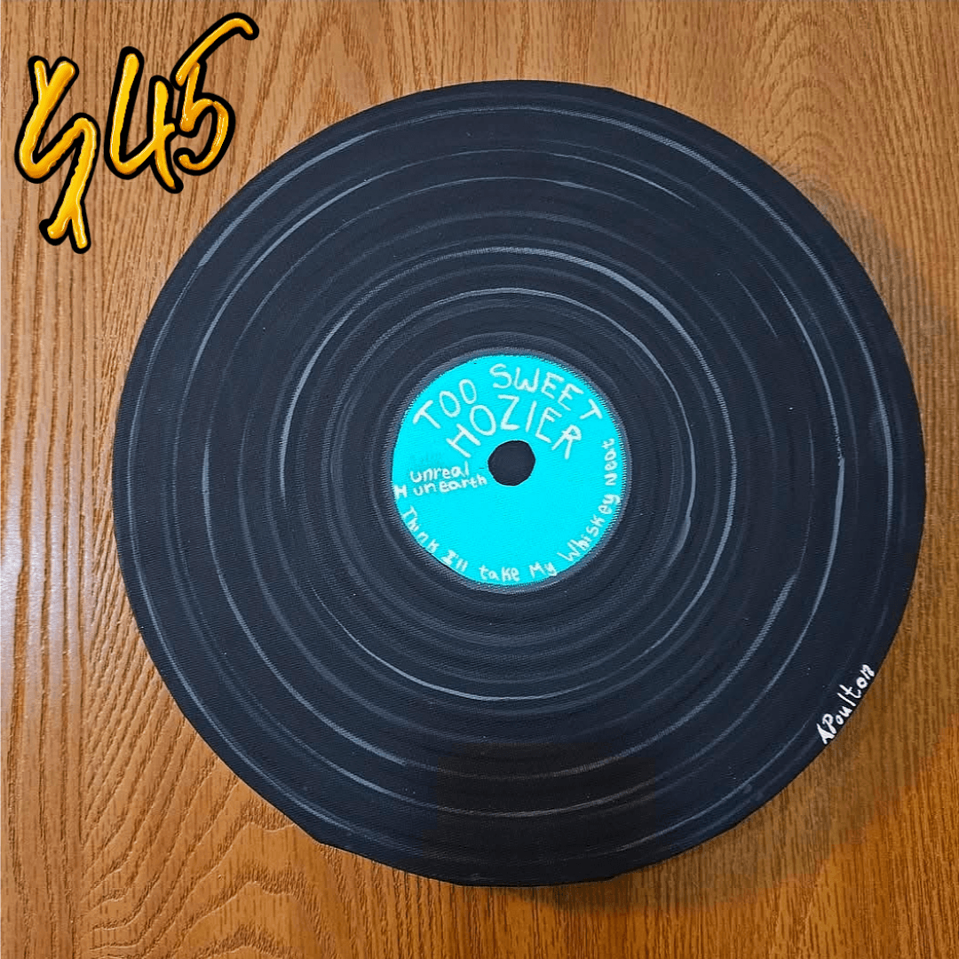 Hozier Too Sweet Hand Painted Record