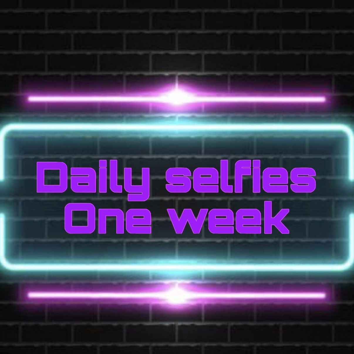 Daily selfies 1week