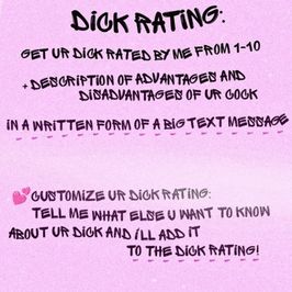Dick Rating!
