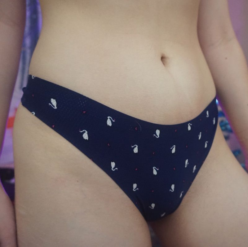 Dark Blue Thong