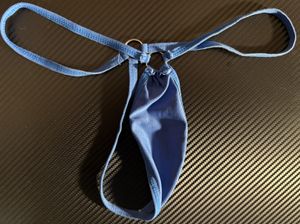 Blue used thong