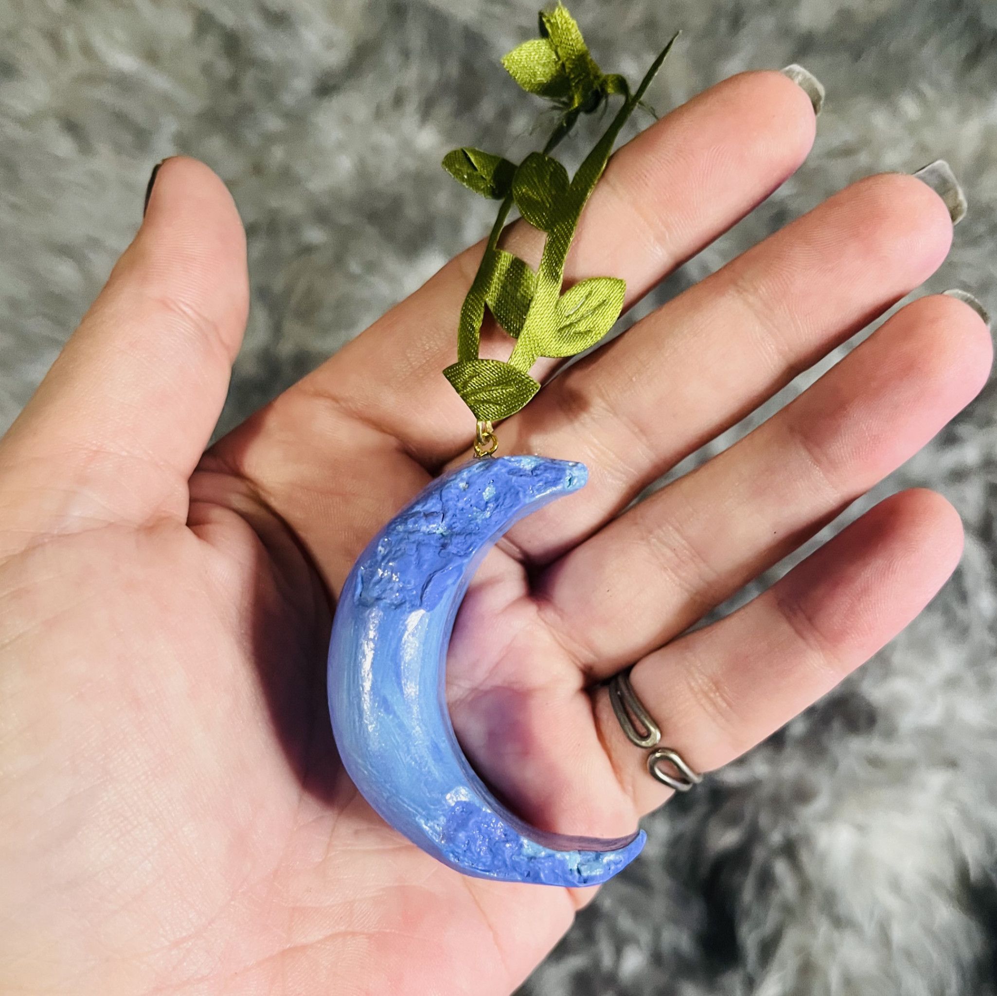 Handmade Moon Hanging