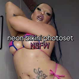 neon bikini 4 images photoset