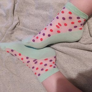 Pretty See through socks