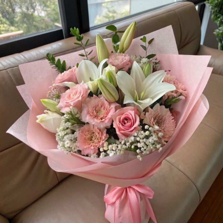 bouquet of flowers for me