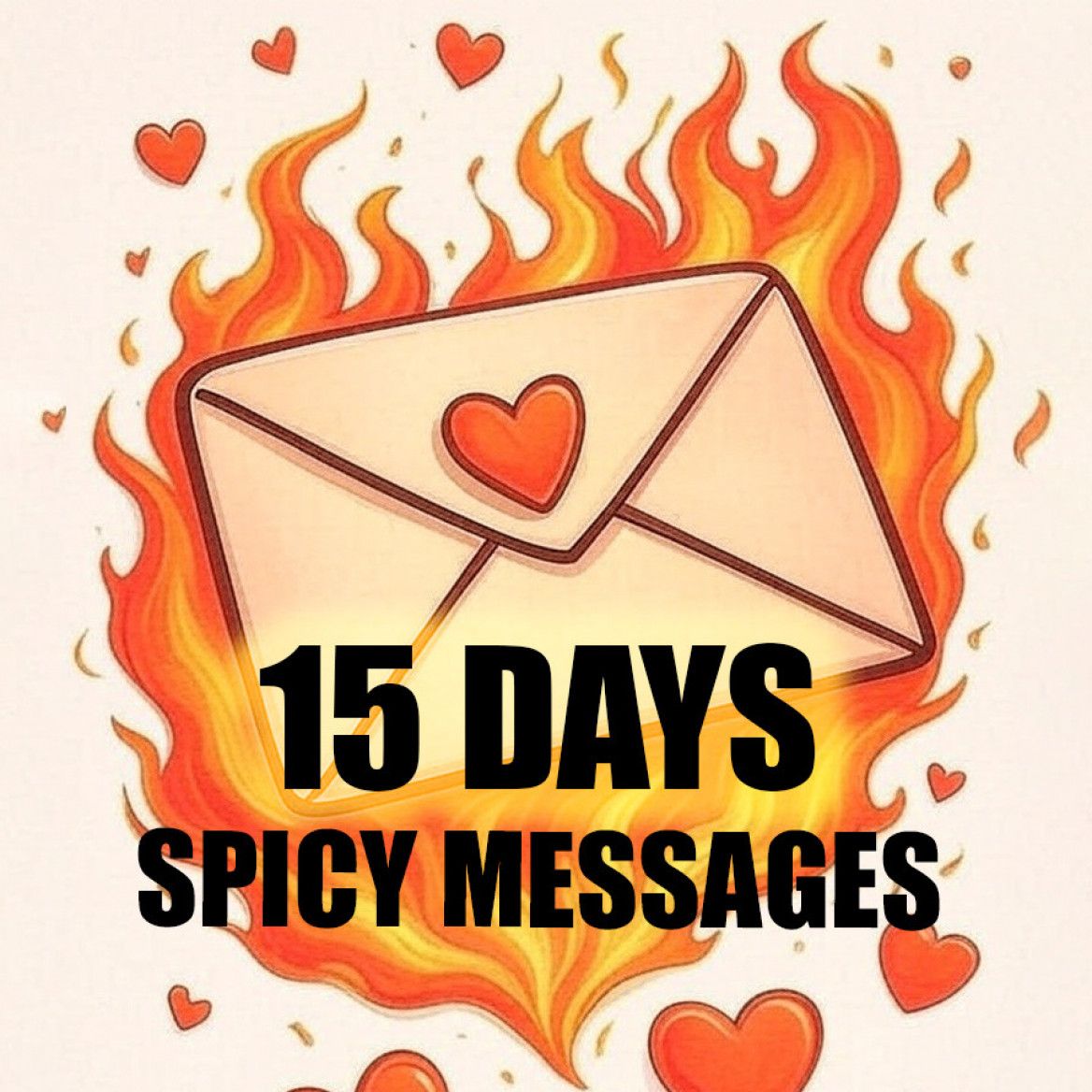 15 DAYS of SPICY pics and messages in your inbox