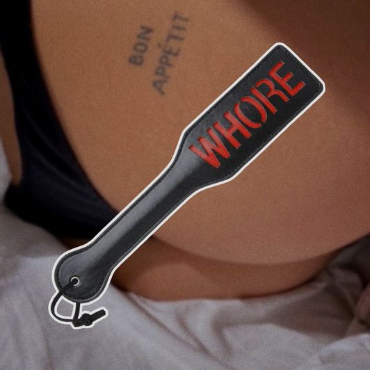 PADDLE FPR GOOD SPANKS