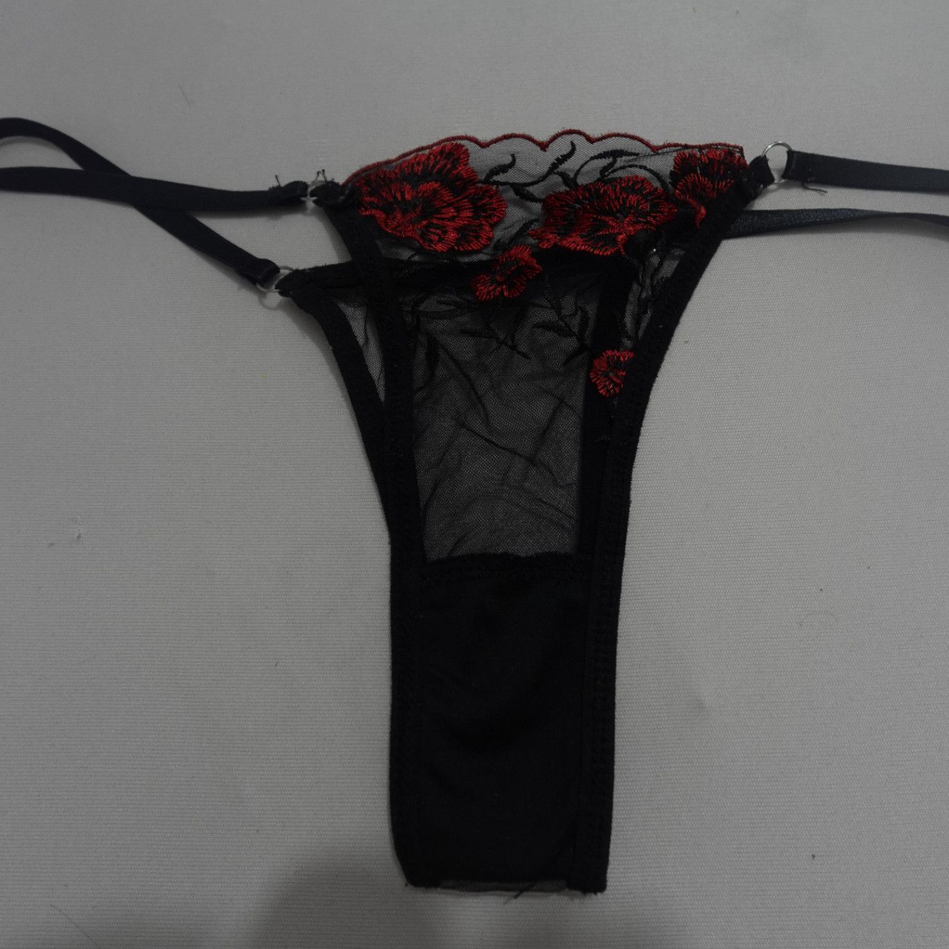 My black and white panties that I wore for a week