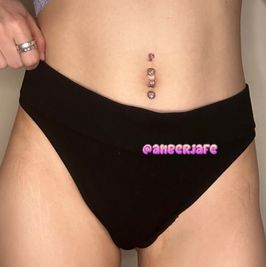 Black thong