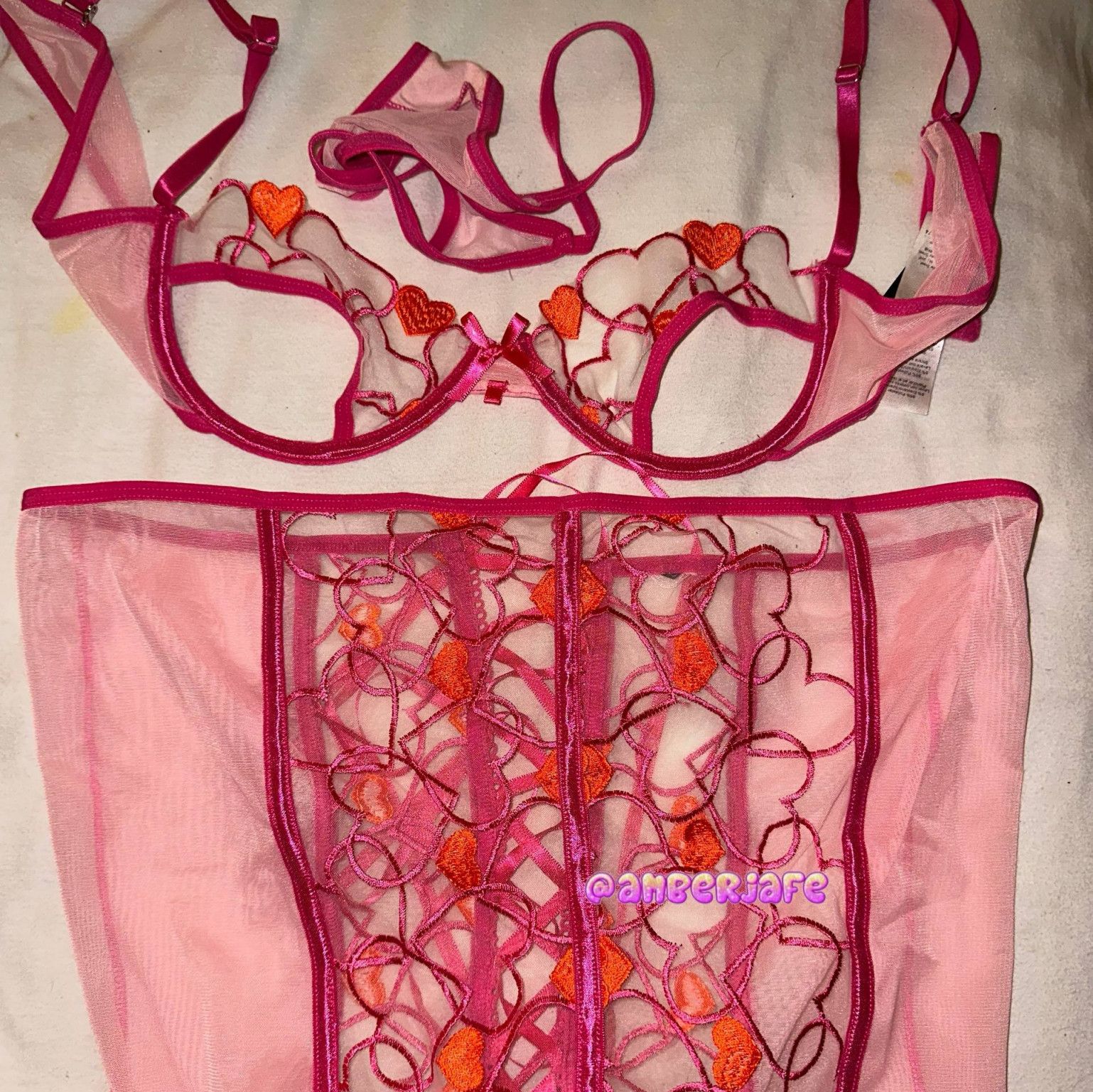 Pink See Through Set