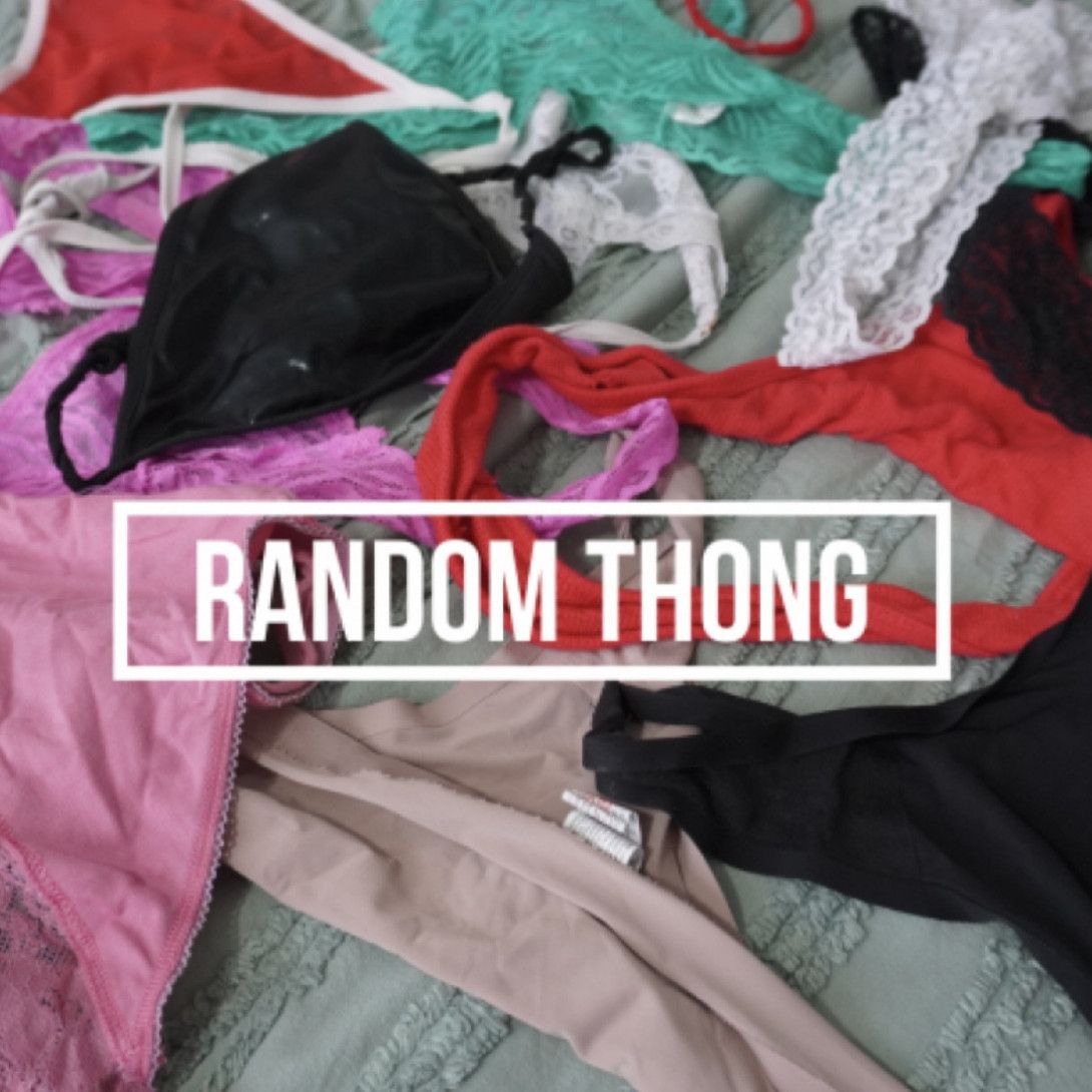Buy a random used thong from me