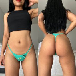 Victorias Secret Green G String With Cum Video